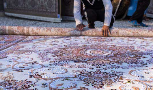روش اصولی لول کردن قالی در قالیشویی زرگنده