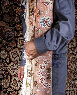 قالی لول در قالیشویی زرگنده